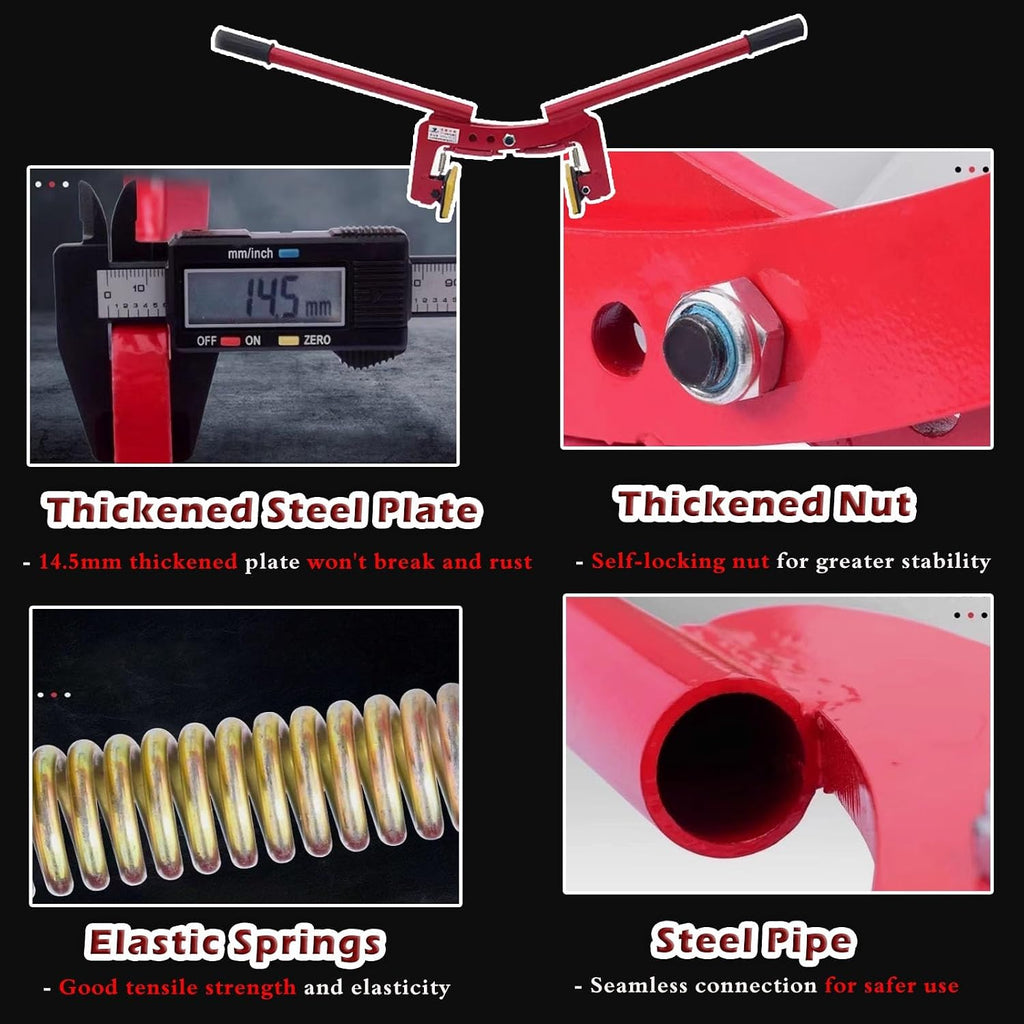 Feeding Mats Stone Carrying Clamps, Granite Slab Lifting Clamps With Anti-slip Rubber Chuck - Transporting 350kg 325kg 280kg 260kg Marble, Heavy Duty Handling Tool(Opening Size10-30cm/3.9-11.8in)