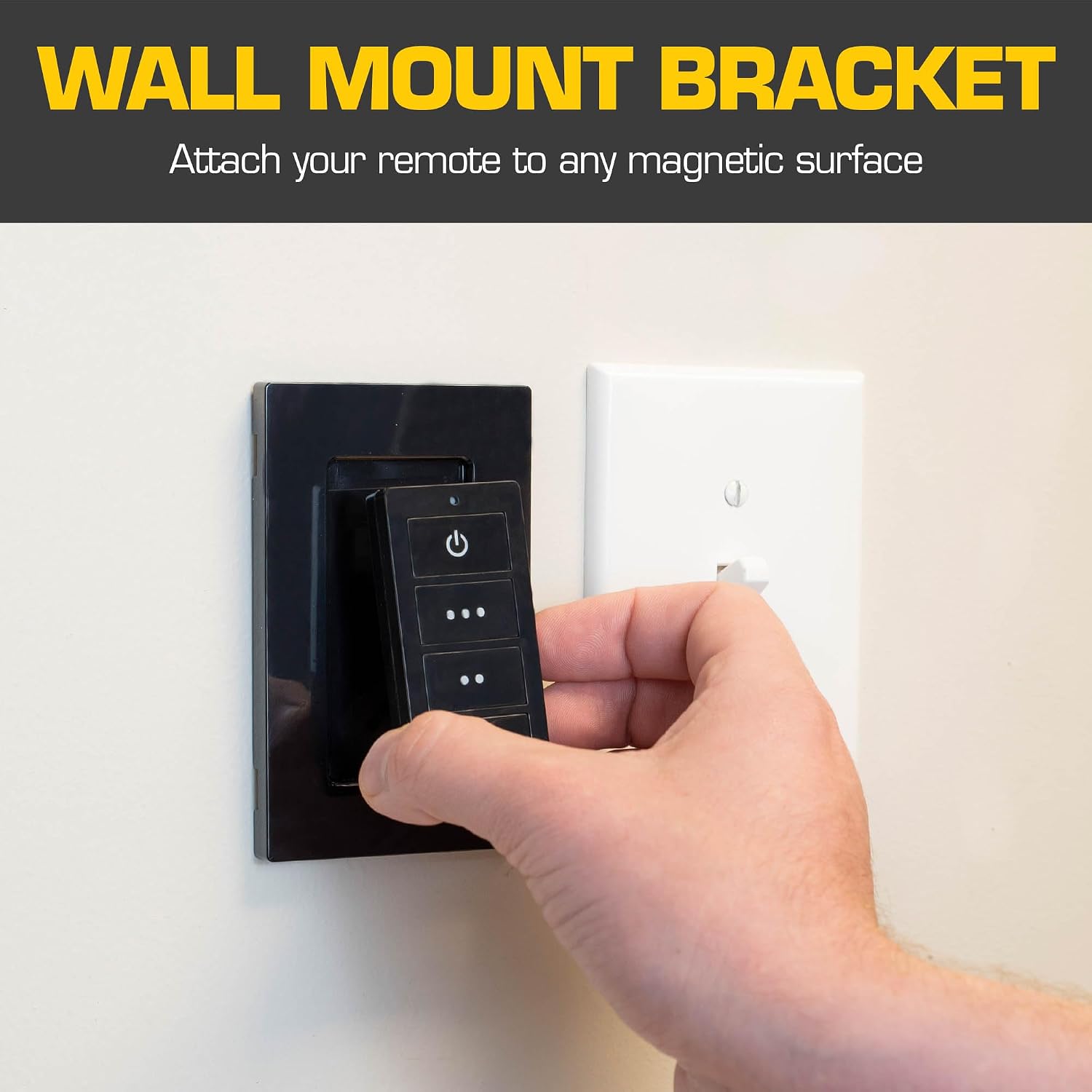 MULE 18 in. 3 Speed Ceiling Mounted Plug-In Cord Garage Fan with Remote - 52035-01 (Black & Yellow)
