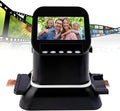 35mm & Medium Format 120 Film Scanner, 22MP Negative Film Scanner for 135, 126, 127 Films & Slides, Converts to Digital with SD Card & Built-in Memory