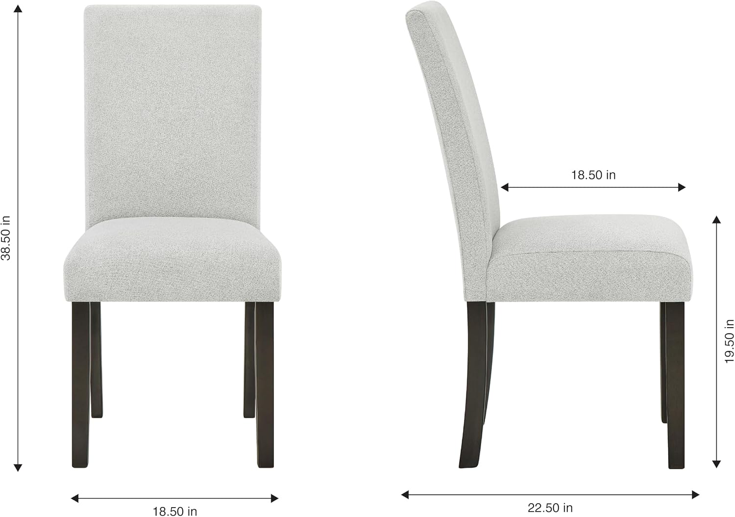 New Classic Furniture Carissa 5-Piece Wood Rectangle Dining Set in Stone