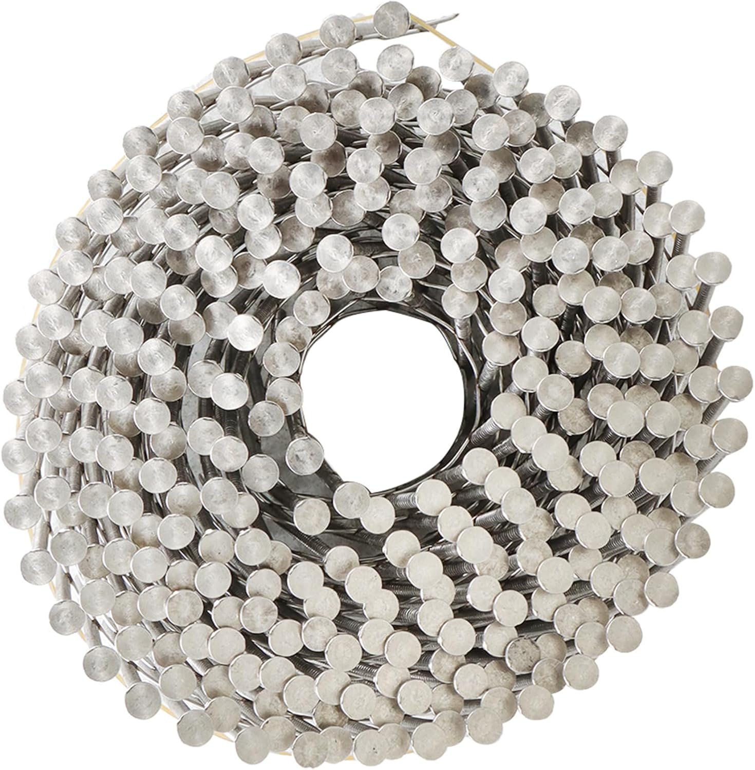 3600Pcs 15 Degree 2 Inch x .090-Inch 304 Stainless Steel Siding Nails Fit for Wood Board or Fence Applications