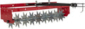 CRAFTSMAN (CMXGZBF7124336), 36-Inch Tow Spike Tow Behind Spike Aerator for Aerating Lawns; 9 Galvanized Steel Disks, 90lbs Capacity Weight Tray for Better Aeration, Universal Hitch, Red