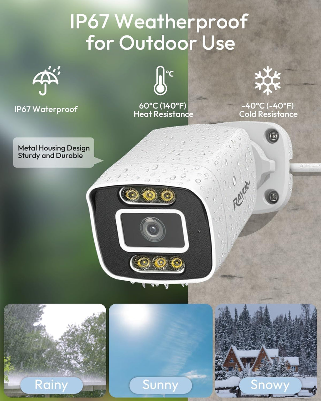 PoE Security Camera System, 6pcs Wired 5MP Outdoor IP Cameras with Color Night Vision, AI Human Detection, Two-Way Audio, 4K 8CH NVR with 3TB HDD for 24-7 Recording, No Monthly Fee (5MP-3TB)