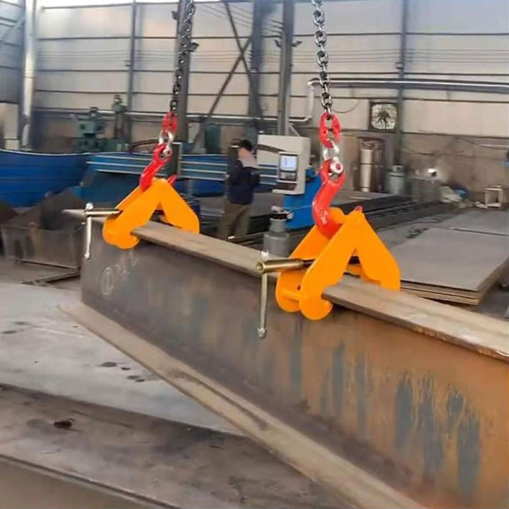 Heavy-Duty Pallet Puller Clamp YC1, Vertical Steel Plate Lifter Tool, Industrial Lifting Clamps for Metal Transport, Durable Steel Plate Clamp for Safe Lifting and Handling