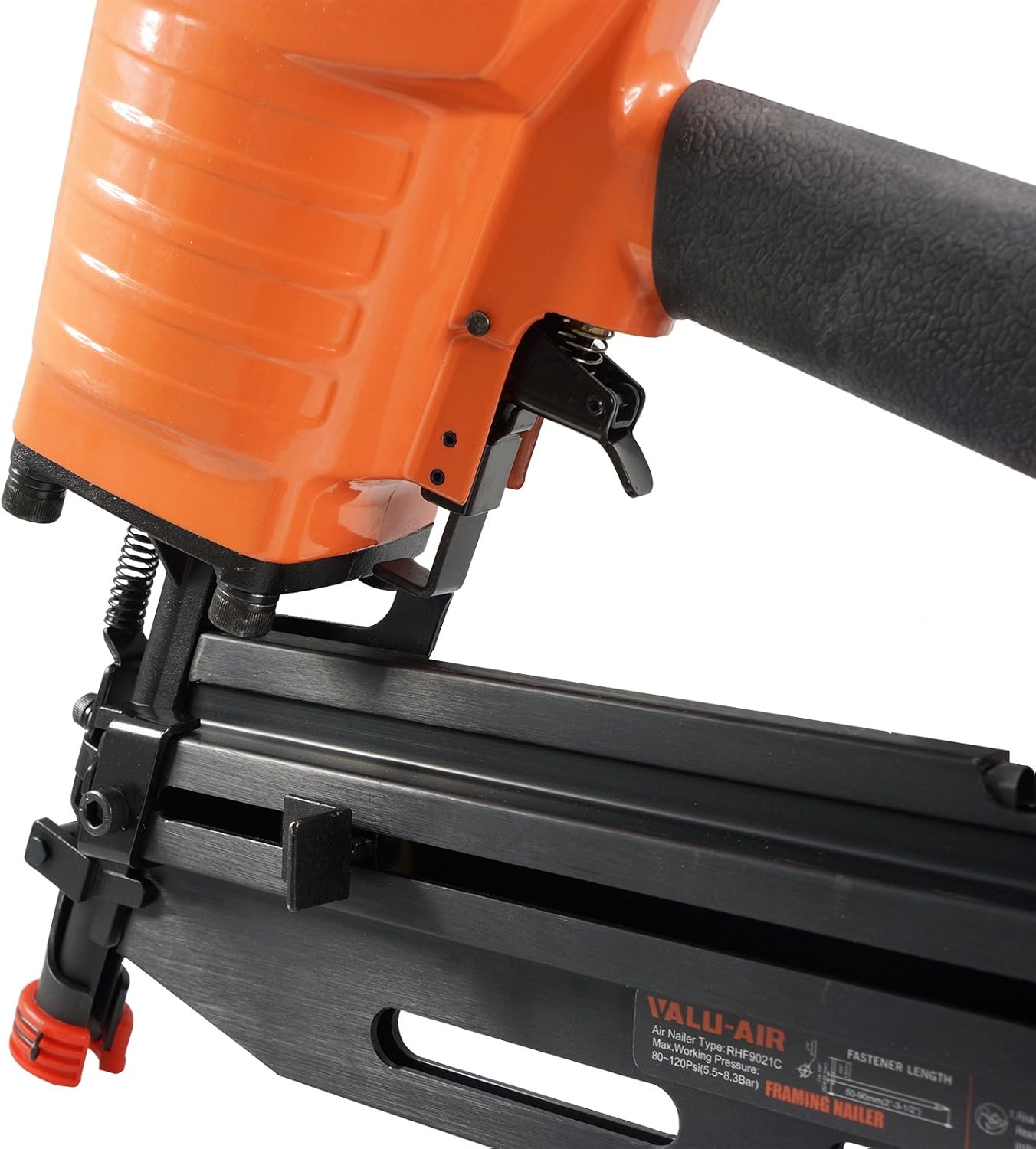 Valu-Air RHF9021C-PN 21 Degree Full Round Head Framing Nailer 3-1/2' with Palm Nailer