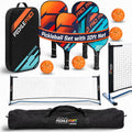 PicklePro Junior - Lab Tested 6+ Complete Pickleball Set with 10ft Net – Includes 4 Junior Paddles, Balls & Bag – USAP Approved Beginner Pickleball Kit