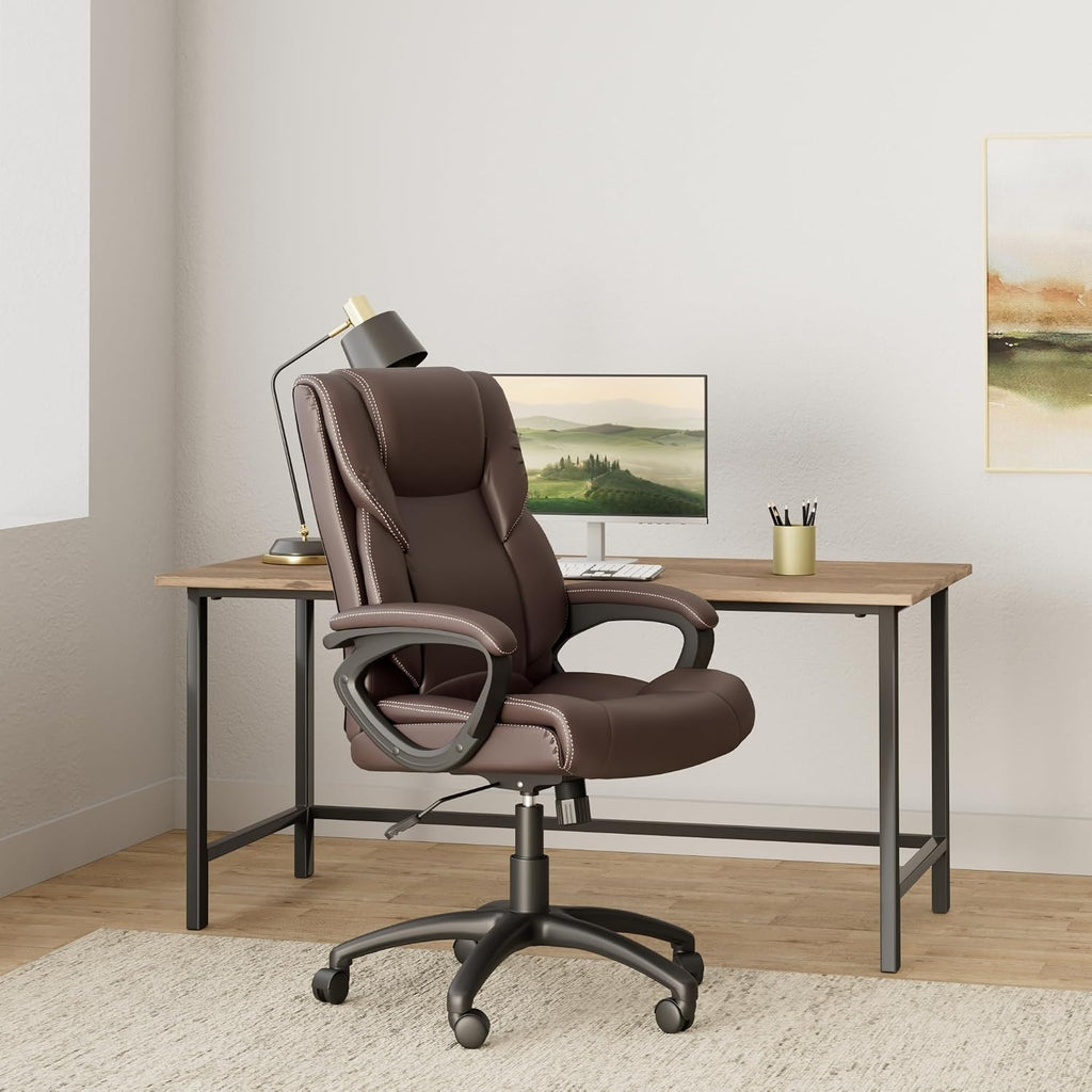 Staples Kelburne Luxura Office Chair Brown