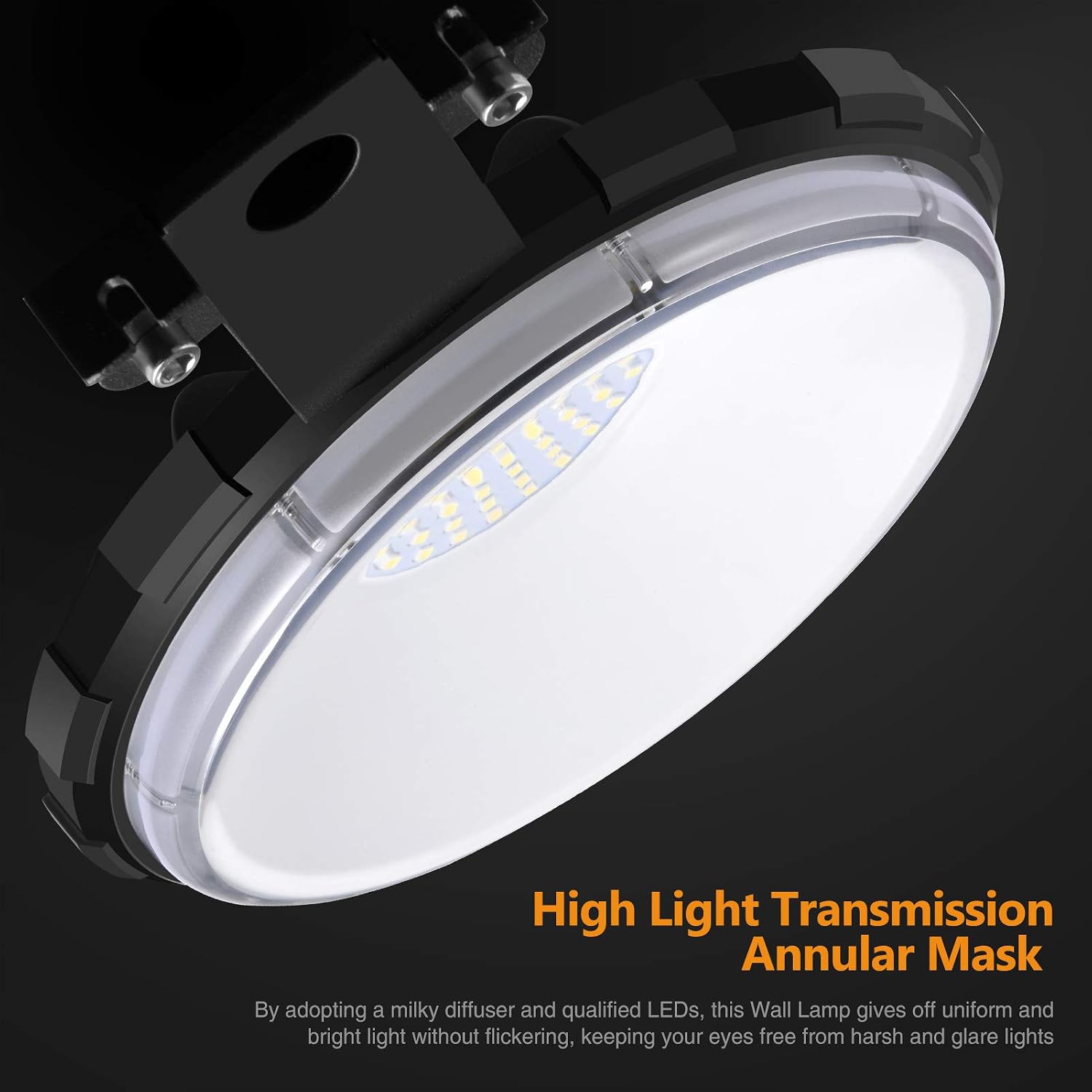 Viugreum 20 Pack 100W 12000LM LED Barn Light,Dusk to Dawn Outdoor Lighting, Garden Light Ip65 Waterproof 5000k Daylight (700w MH/HPS Replacement) Security Light with Photocell