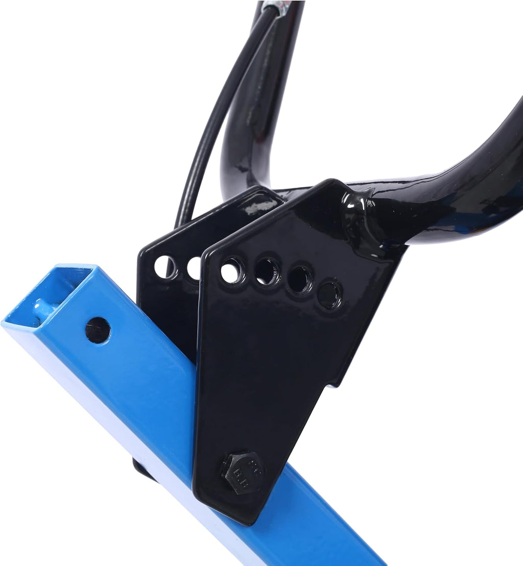 4-Cycle 2-in-1 Tiller and Cultivator,78.5cc with Handle 18IN Till Width, Gas-Powered, EPA Complaint, Blue