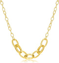 SCAMPER & CO .925 Sterling Silver Rhodium or 18k Yellow Gold Plated Carabiner Charm Necklaces for Women - Hypoallergenic Compatible Charms Sterling Silver Necklace for Women Modern Carabiner Design