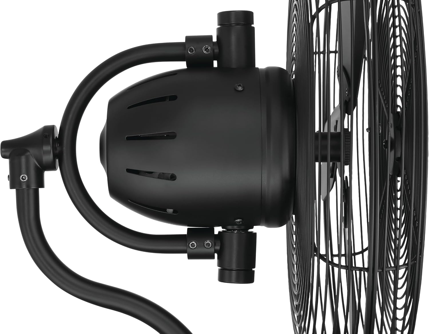 Craftmade Bellows I Indoor/Outdoor 14' Flat Black Finish Oscillation Wall Fan (Plug-in)