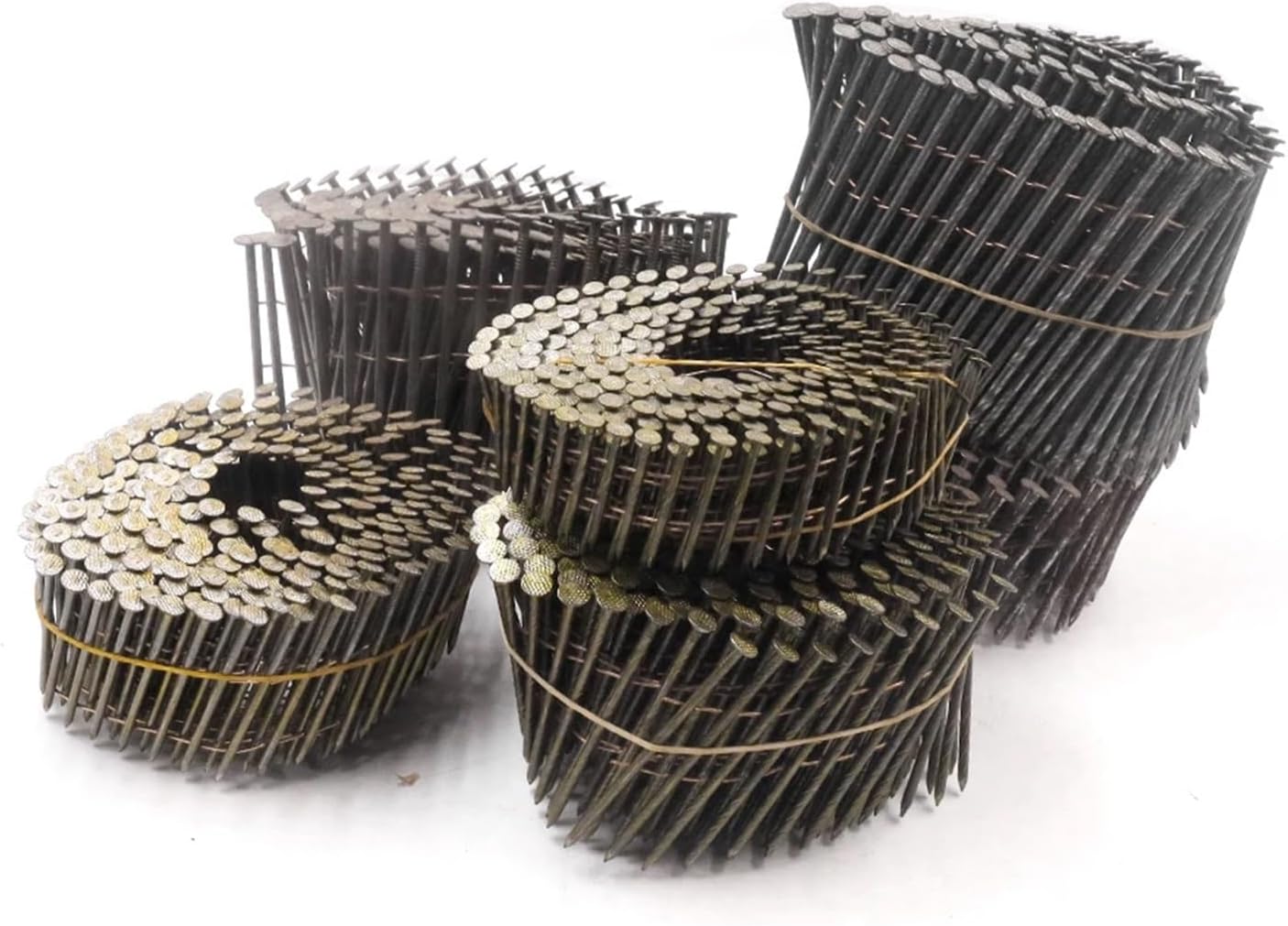 Roofing Nails 1roll*9000pcs Thread Nail Coil Nails Pallet Nailer Pneumatic Wooden Pallets Roofing