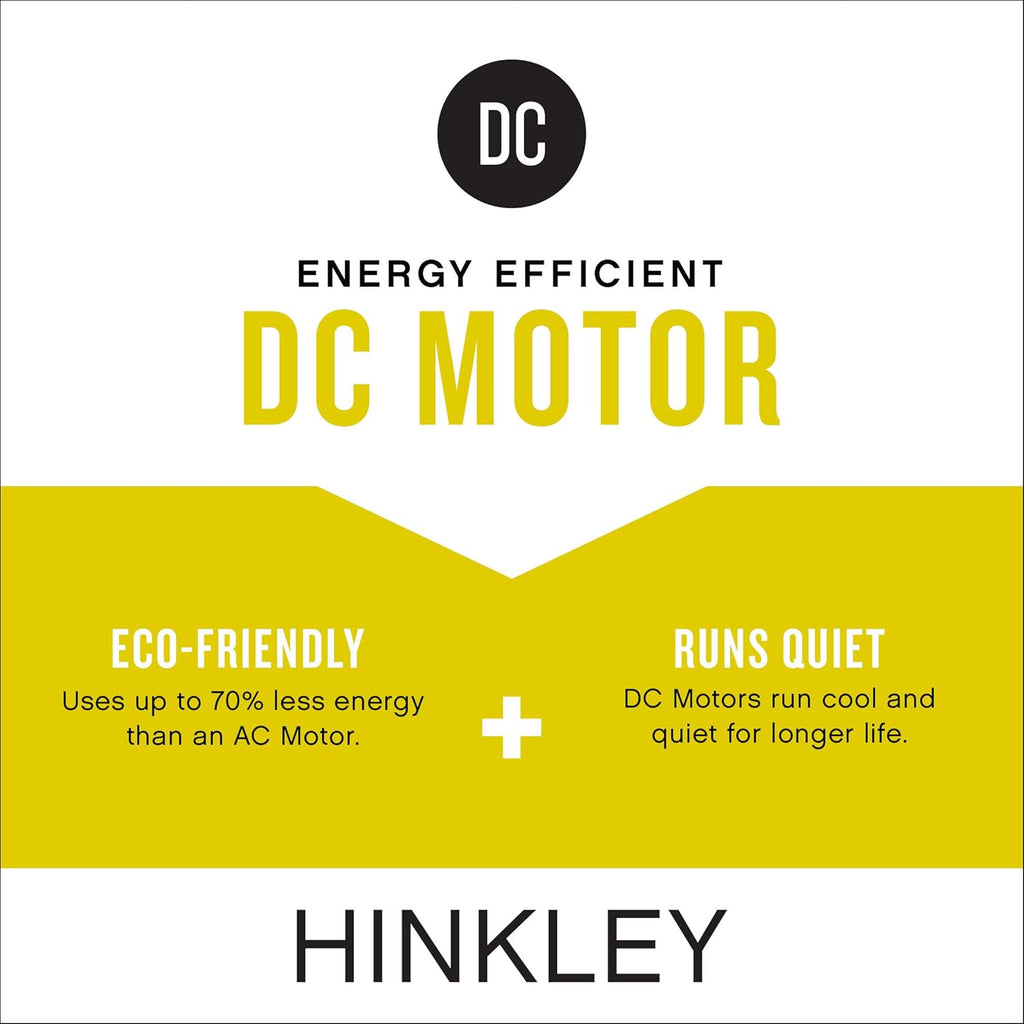 Hinkley Hover 60' Indoor/Outdoor Smart Ceiling Fan with Light and Remote, Modern Propeller Style with Composite Fan Blades, Integrated LED, Brushed Nickel and Weathered Wood