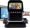 Digital Film Scanner, 120 High Resolution, Supports 5 Sizes of 120 Film, 1080p LCD Screen, Negative Converter Can Convert 35mm, 135, 126, 127 Negatives and Slides to Digital JPEG