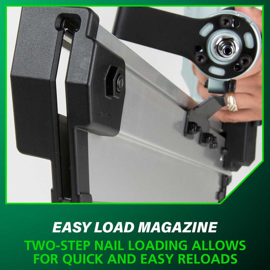 Metabo HPT Framing Nailer, Pro-Preferred Pneumatic Power Nailers in Framing Tools, Powerful Tool With Tool-less Depth Adjustment & Claw Tip, 21° 3-1/2' Plastic Collated Nails, NR90AC5