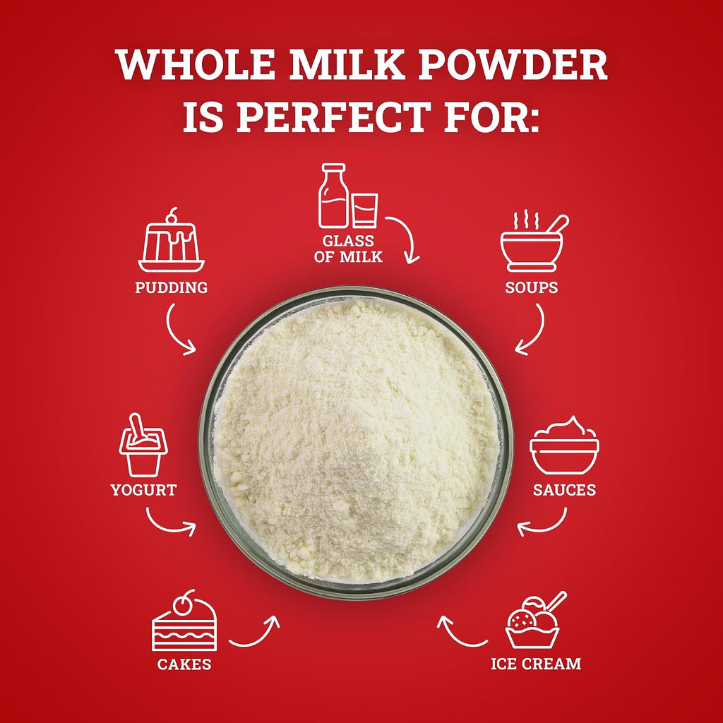 Hoosier Hill Farm Whole Milk Powder, 25LB BULK (Pack of 1)