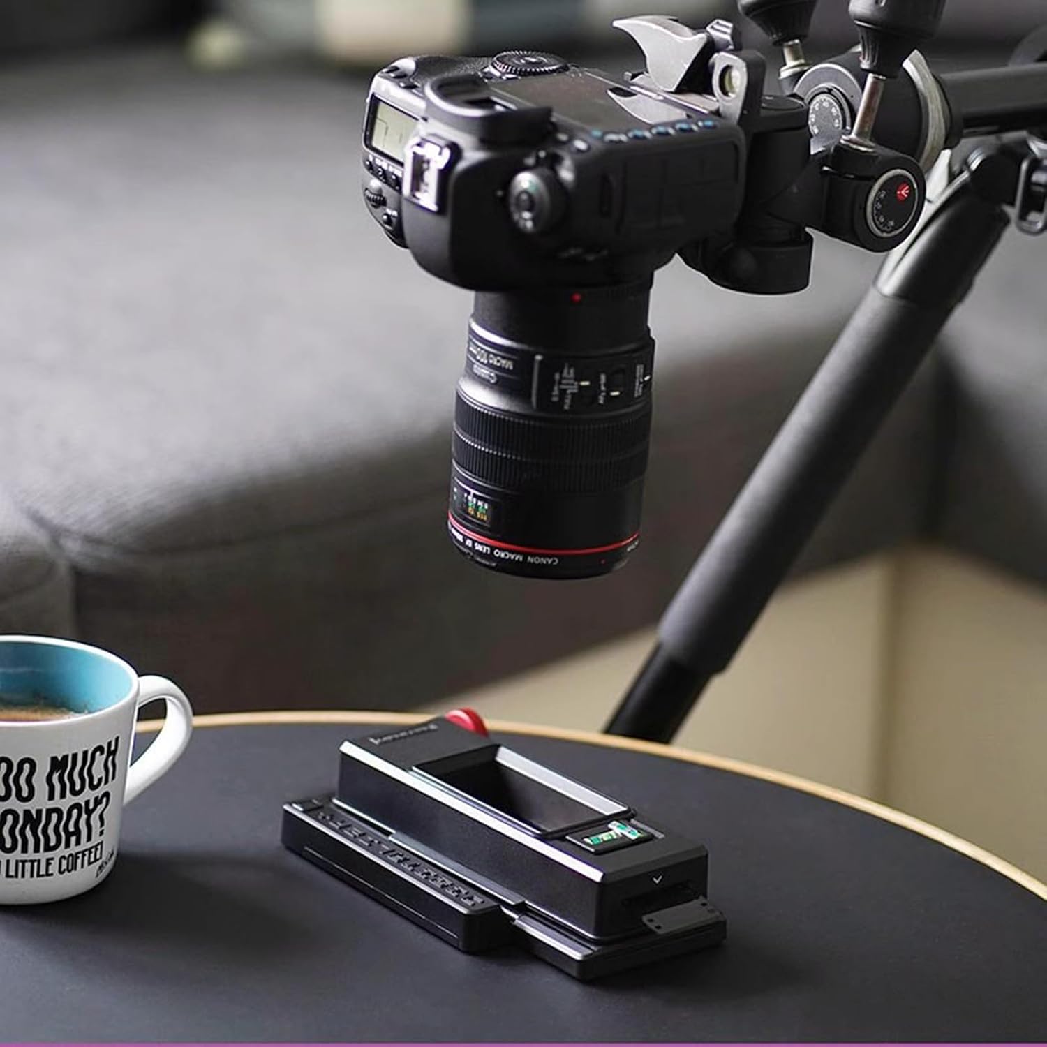 Mobile Film Scanner, 35mm & 120 Film Copying Set, with Slide Viewer Light Pad, Magnetic Film Holder, Mobile Film Digitizing Adapter Set, for Scan Old Photo to JPG