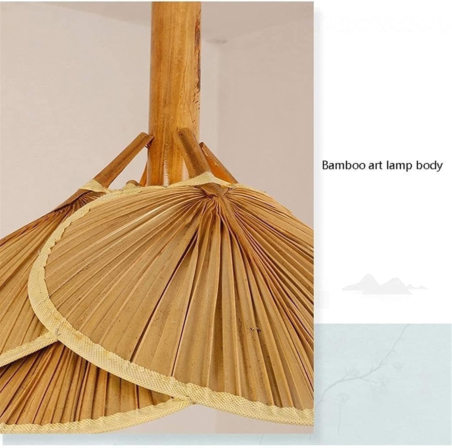 Country Light Solid Wood Hanging Lamps Retro Fan E27 Ceiling Lamp Suitable for Hallways Dining Room Hotel Porch Aisle Decorative Lighting Fixtures Flush Mount Light