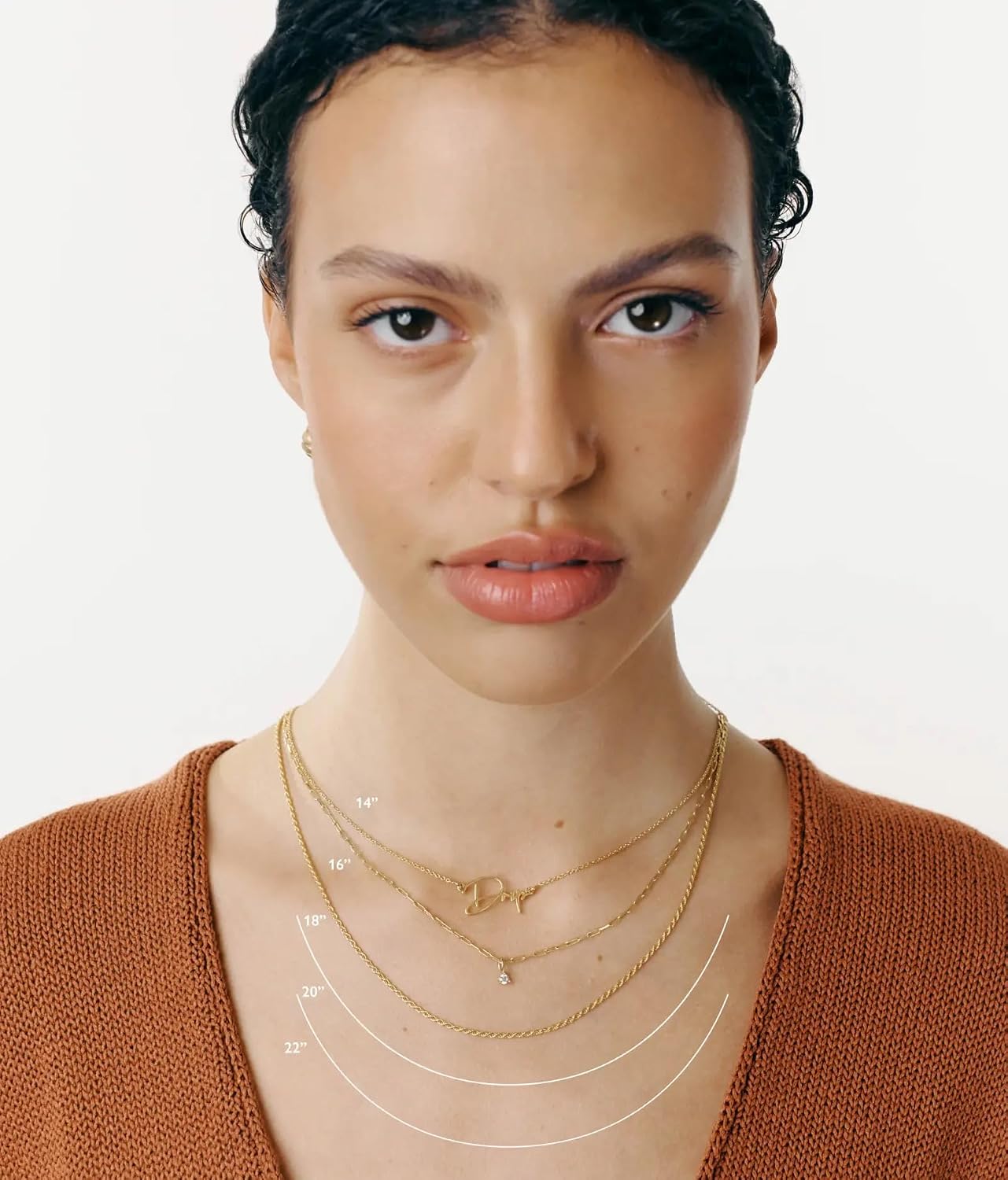 OAK & LUNA - Choose Your Style Women's Chain - Sterling Silver, 18K Gold Plated, Gold Vermeil, 14K Solid Gold - Bobble, Paperclip, Herringbone, Gourmette, Rope, Texture, Pearl, Cable, Mirror, Box, Twist - Custom Length