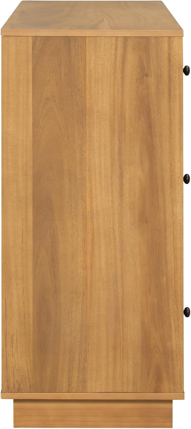 Christopher Knight Home Mia Modern Storage Cabinet with Doors and Drawers, Wooden Sideboard Cabinet with Adjustable Shelf, Freestanding Buffet Cabinet with Storage for Dining Room, Natural
