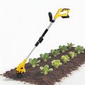 20 V Cordless Tiller Cultivator, Electric Garden Tiller with 250 RPM, Battery Powered Garden Cultivator, Portable Handheld Electric Tiller for Lawn, Yard and Soil Cultivation 1Battery