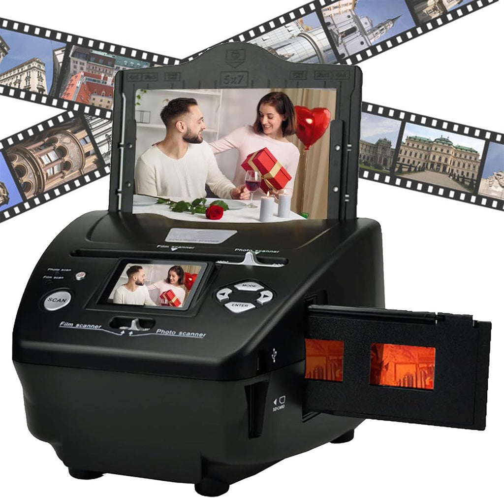 Film & Slide Scanner Digital Film Converter, 8.1 Mega Pixels Photo and Film Scanner, 135 Negative Scanner Photo Scanner Views