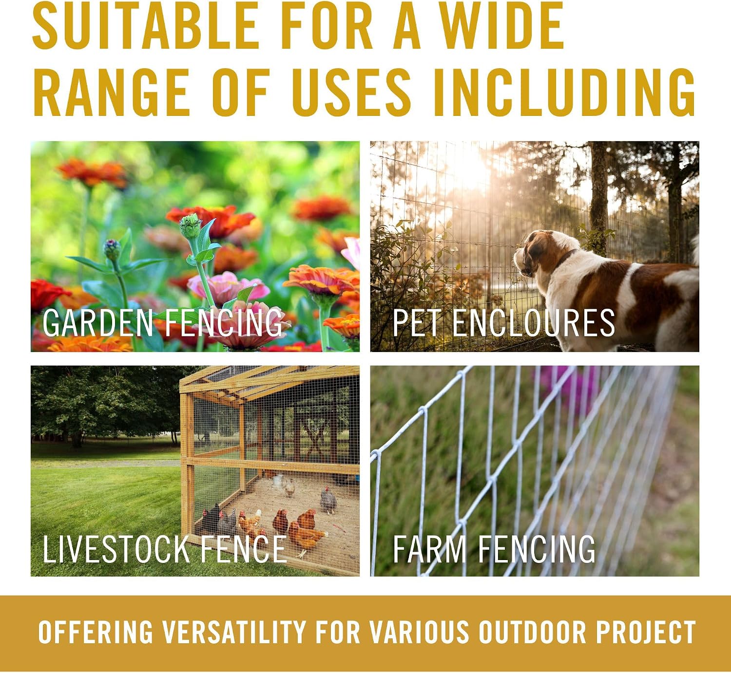 Nuvo Iron Welded Wire Fence Mesh - Rectangular Mesh 4' x 50' - Green Vinyl PVC Coated
