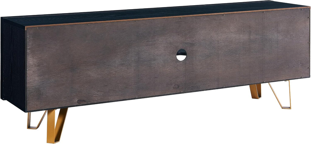 SEI Furniture Malone Black console table,