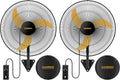 CAMMOO 20 Inch Wall Mount Fan Oscillating, 600D Oxford Cover & Wired Remote | Extended 3.3ft Wired Remote & 6.6ft Power Cord Wall Fan, 3-Speed High Velocity Wall Mounted Fan, for Garage, Workshop
