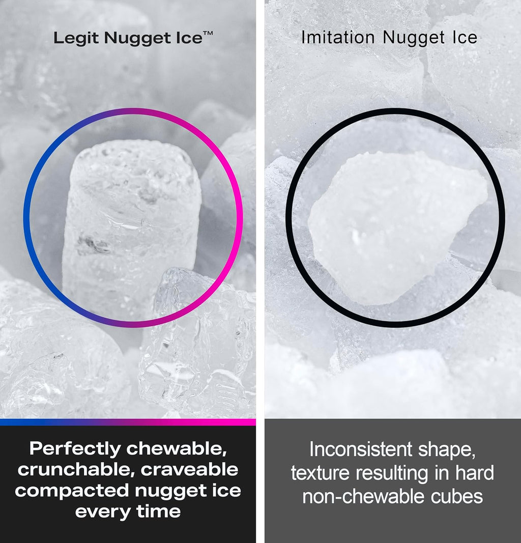 Profile Opal 2.0 | Countertop Nugget Ice Maker | Ice Machine with WiFi Connectivity | Smart Home Kitchen Essentials | Stainless Steel