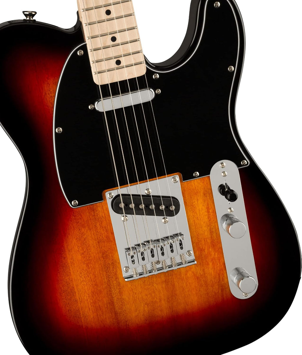 Fender Affinity Series Telecaster - 3 Color Sunburst Bundle with Gig Bag, Tuner, Strap, Picks, and Austin Bazaar Instructional DVD