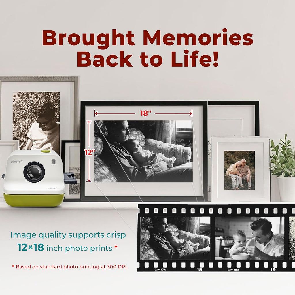 Plustek eFilm V - Slide & Negative Scanners, Quickly Convert 35mm / 110 / APS to Digital - Supports Mac and Windows OS