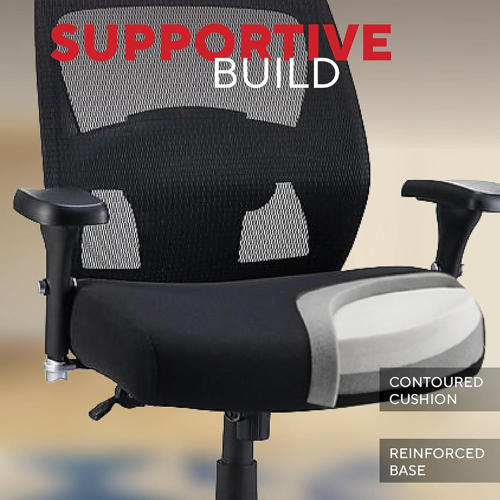 Staples 1680262 Driscott Mesh Big and Tall Chair Black
