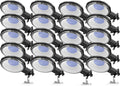 Viugreum 20 Pack 100W 12000LM LED Barn Light,Dusk to Dawn Outdoor Lighting, Garden Light Ip65 Waterproof 5000k Daylight (700w MH/HPS Replacement) Security Light with Photocell