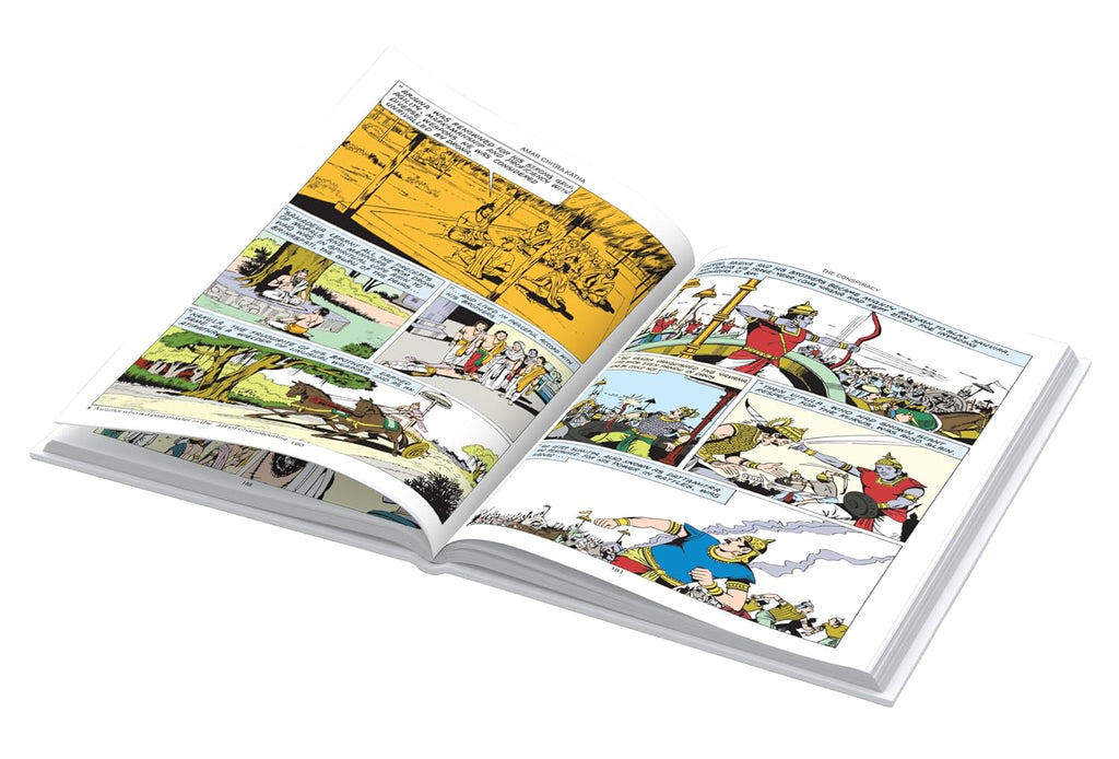 Mahabharata by Amar Chitra Katha- The Birth of Bhagavad Gita- 42 Comic Books in 3 Volumes (Indian Mythology for Children/regional/religious/stories)