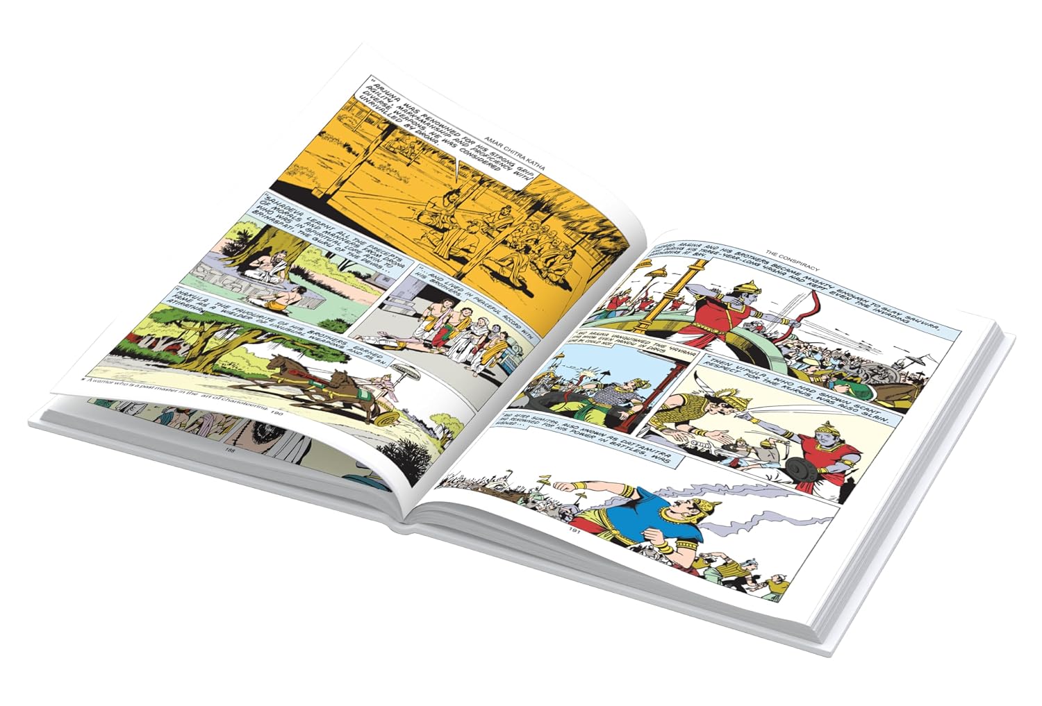 Mahabharata by Amar Chitra Katha- The Birth of Bhagavad Gita- 42 Comic Books in 3 Volumes (Indian Mythology for Children/regional/religious/stories)