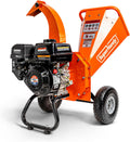 SuperHandy Mini Wood Chipper Shredder Mulcher Heavy Duty 7HP Compact Design 3' Inch Max Capacity