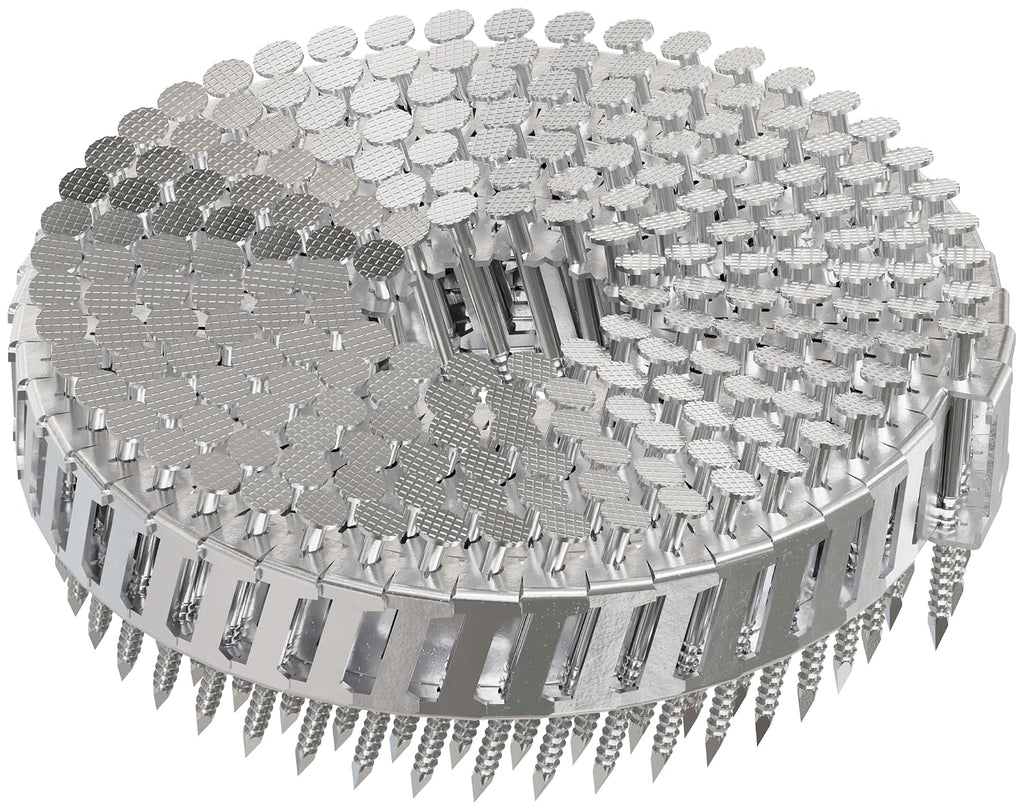 Simpson Strong-Tie S13A150IPC - 1-1/2' 304SS Plastic Coil 15° Ring Shank Siding Nails