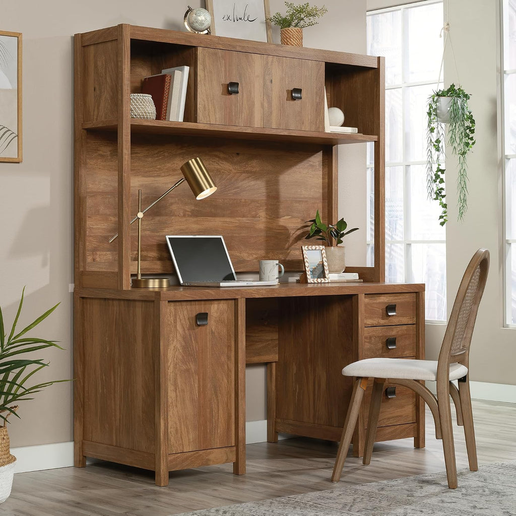 Sauder Cannery Bridge Commercial Office Hutch, Sindoori Mango Finish