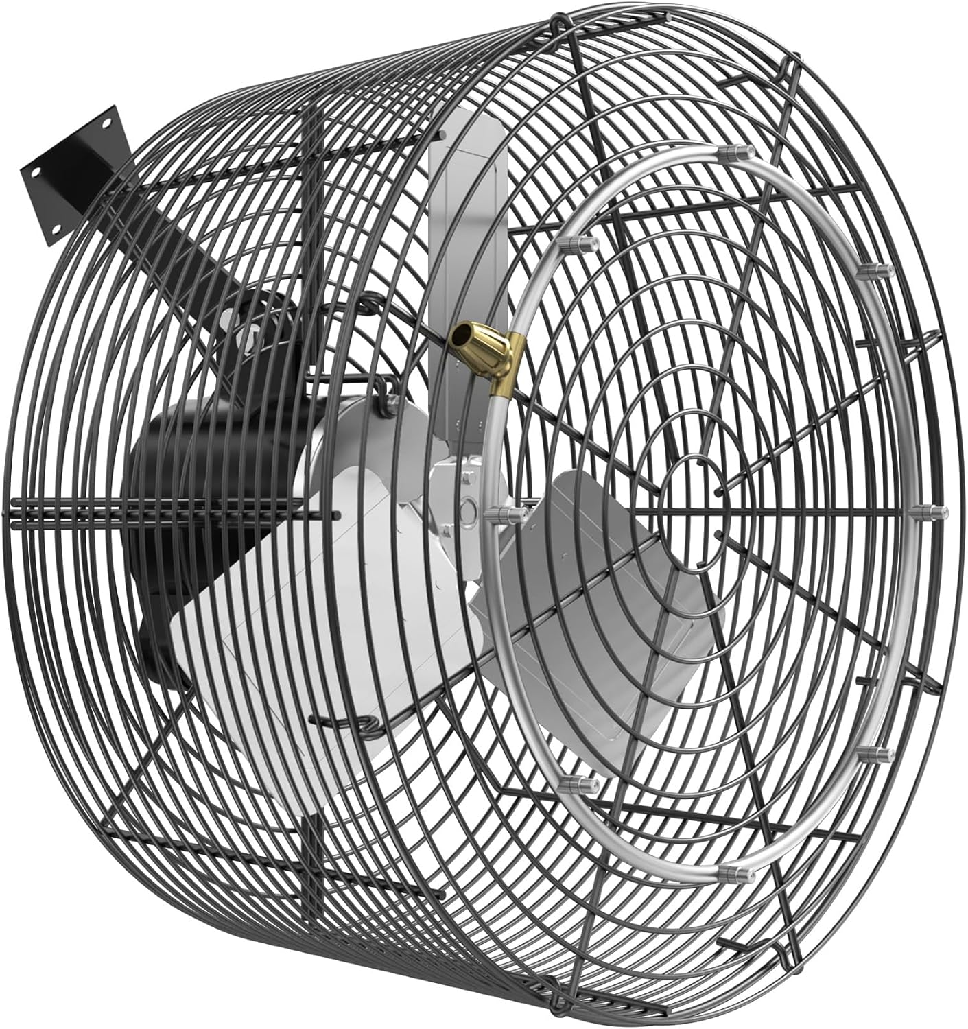 Greenhouse Air Circulation Fan with Mist and Water Pipe 1/2HP 115V Ceiling Wall Mount Fan High Speed Circulation for Greenhouse, Warehouse, Patio, Garage 7860CFM, 20000BTU, ETL Listed
