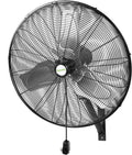 24 inch Outdoor Oscillating Wall Fan, 3-Speed 6300 CFM Heavy Duty Outdoor Wall Fans, Waterproof High Velocity Outdoor Fans for Industrial, Commercial, Patio, Jobsites and Warehouse, UL Listed