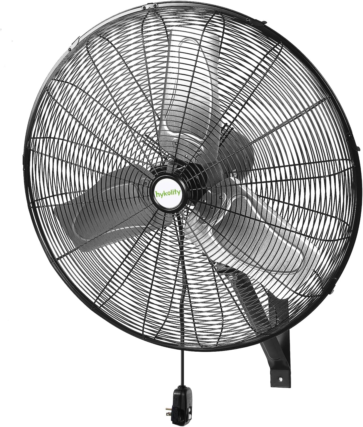 24 inch Outdoor Oscillating Wall Fan, 3-Speed 6300 CFM Heavy Duty Outdoor Wall Fans, Waterproof High Velocity Outdoor Fans for Industrial, Commercial, Patio, Jobsites and Warehouse, UL Listed