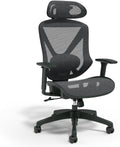 Staples Dexley Ergonomic Mesh Office Chair - Adjustable Height, Swivel Tilt, Lumbar Support, Black