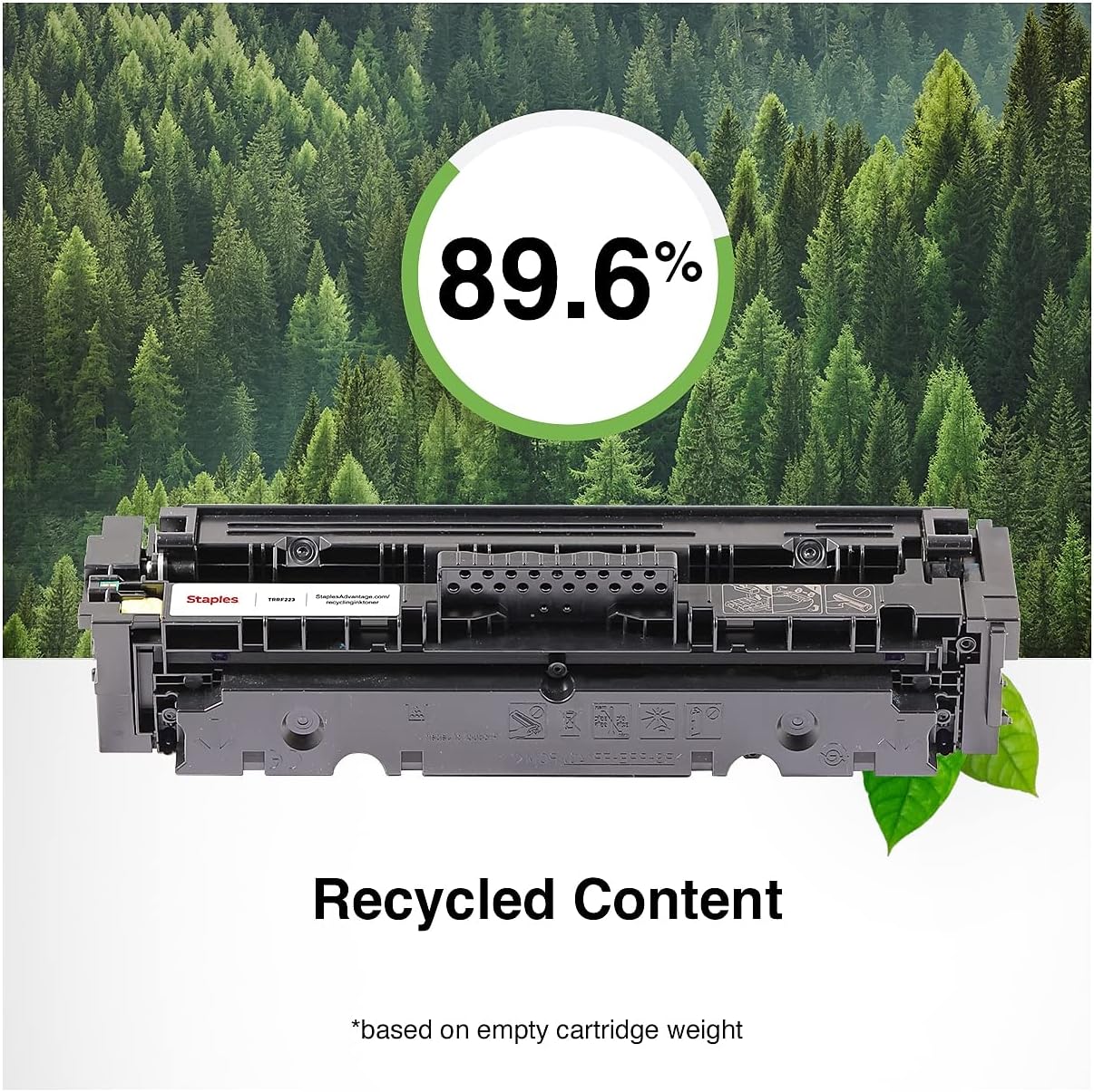 STAPLES Remanufactured 85A Toner Cartridges Black Standard Yield Replacement for HP 85A (2-Pack)