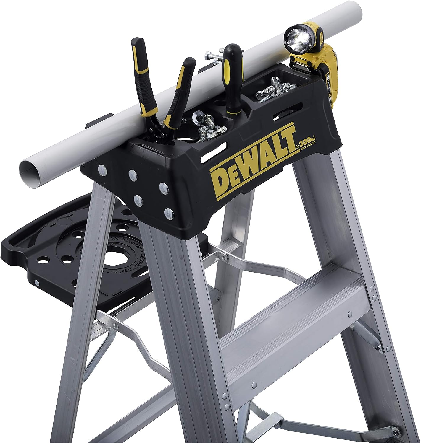 DeWalt 3-Foot Aluminum Step Ladder, 300-Pound Load Capacity, Type IA, DXL2010-03