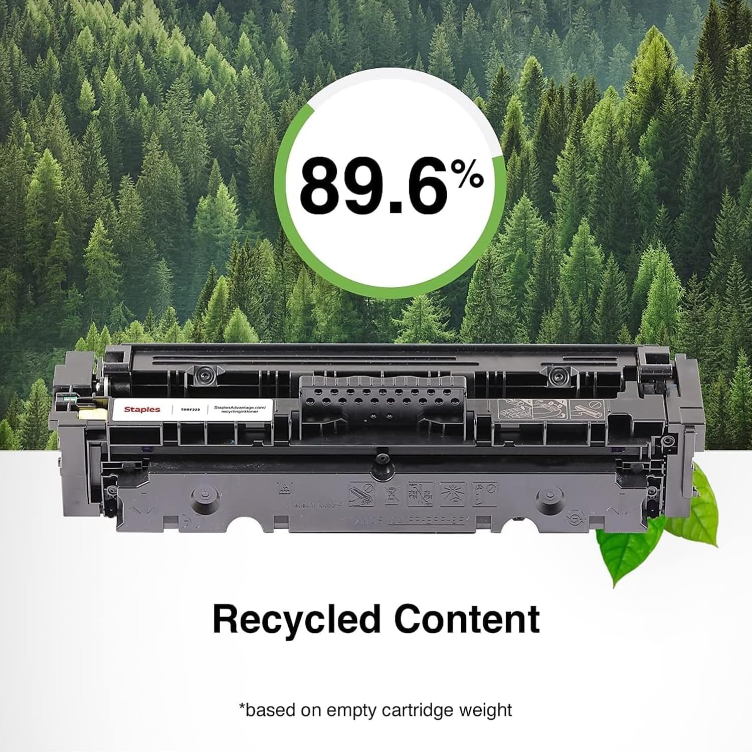 STAPLES Remanufactured 26A Toner Cartridge Black Standard Yield Replacement for HP 26A
