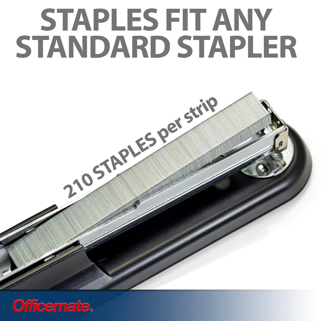 Officemate Standard Staples, 10 Boxes General Purpose Staple (91950) (Pack of 10)