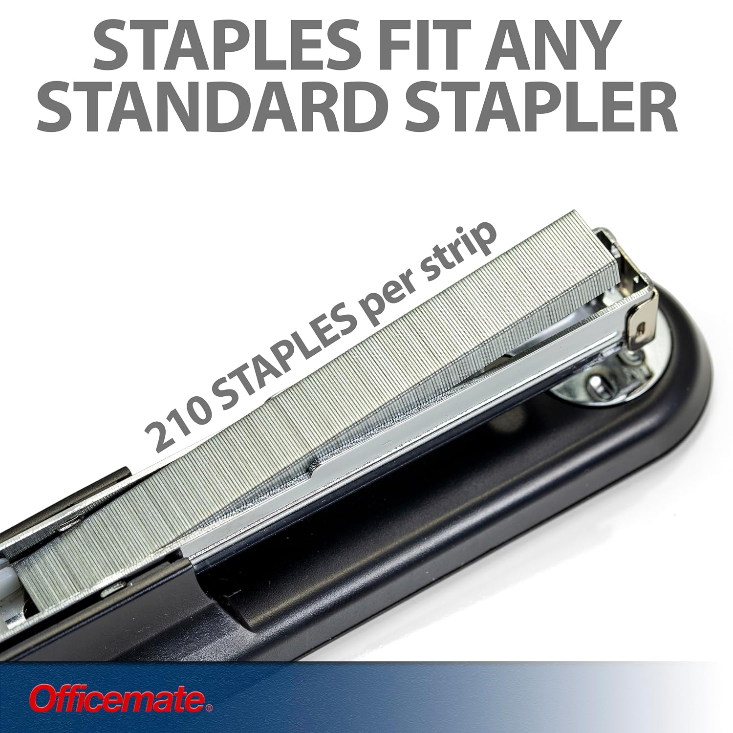 Officemate Standard Staples, 10 Boxes General Purpose Staple (91950) (Pack of 10)