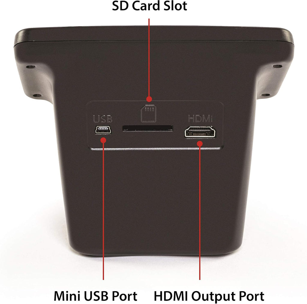 Magnasonic All-in-One 24MP Film Scanner with Large 5' Display & HDMI, Converts 35mm/126/110/Super 8 Film & 135/126/110 Slides into Digital Photos, Built-in Memory with Bonus 32GB SD Card (FS71)
