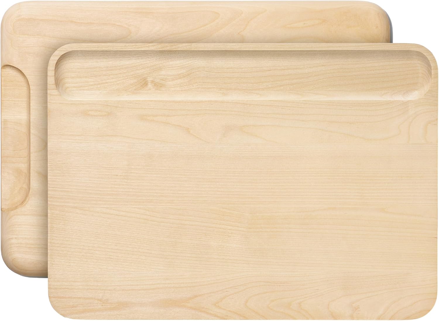 Caraway Cutting Board - Large (17 x 12') - Double Sided Wood Cutting Board - Made From FSC-Certified Wood - Food-Safe Mineral Oil & Wax Finish
